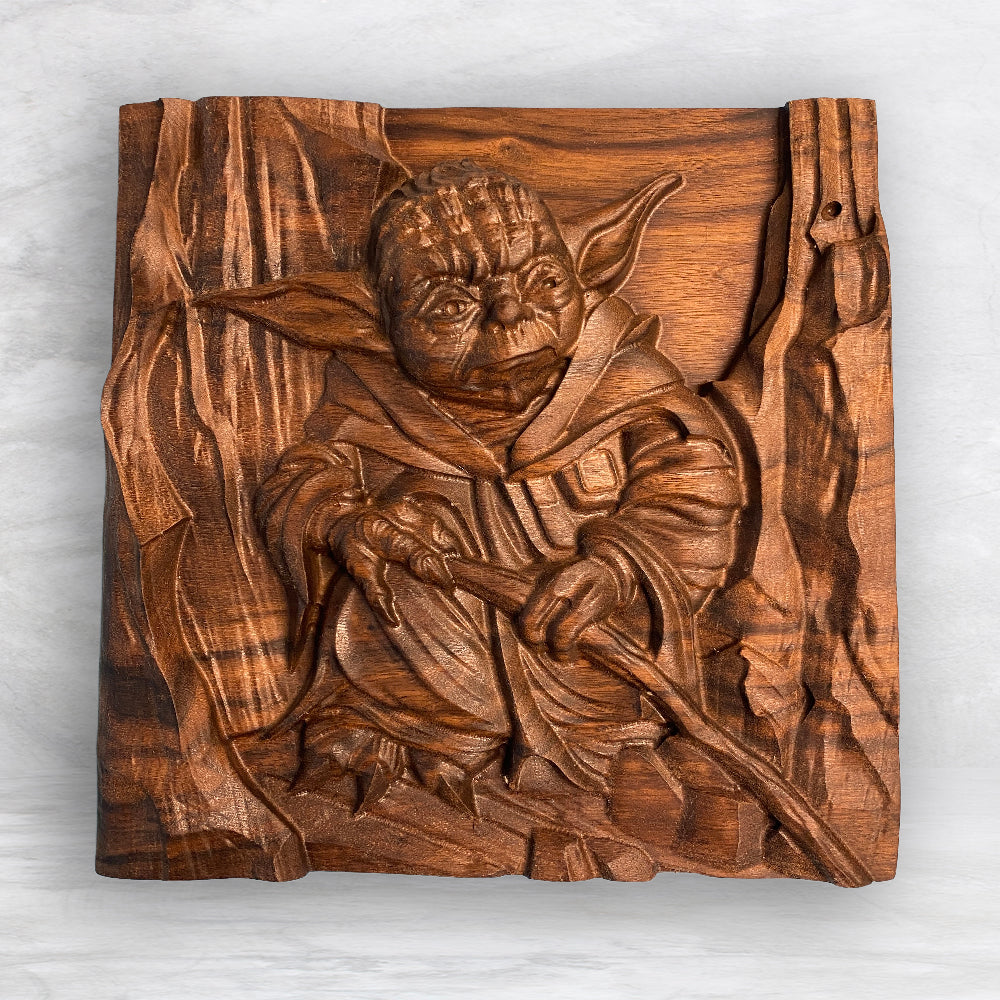 3D "No. There is another..." Wood Carving - Precision Carved Solid Premium Walnut Art - Made in USA