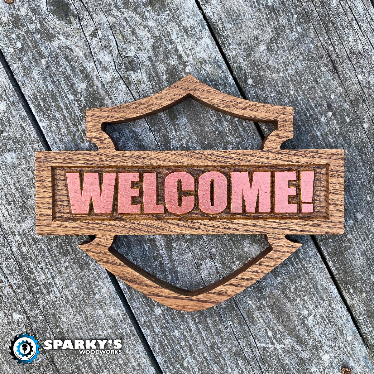 HD Shield Welcome Sign (PERSONALIZED)