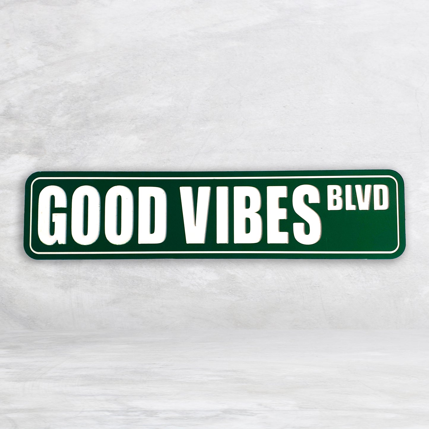 Personalized Novelty Street Sign - Indoor/Outdoor Carved HDPE Sign - Size Large - Made in USA
