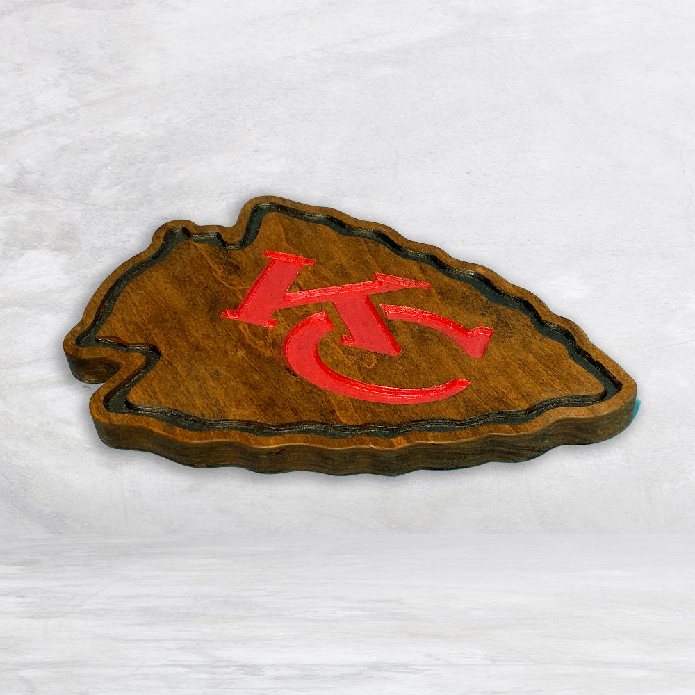 KC Arrowhead Wood Decor