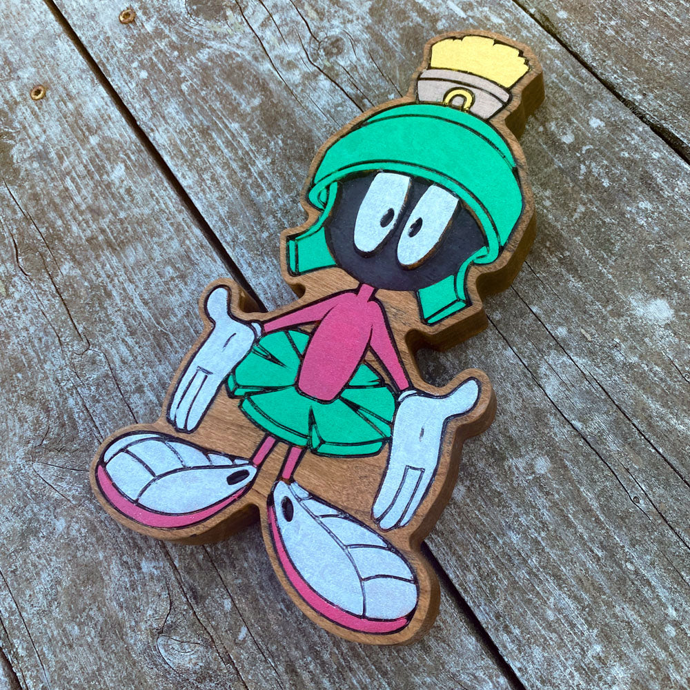 Marvin the Martian Wood Decor - Painted