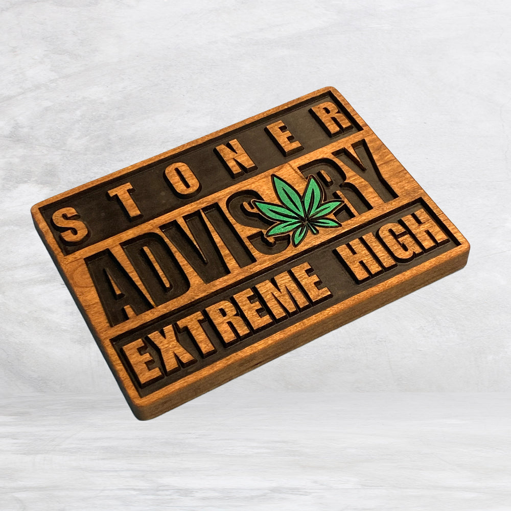 Stoner Advisory Wood Sign