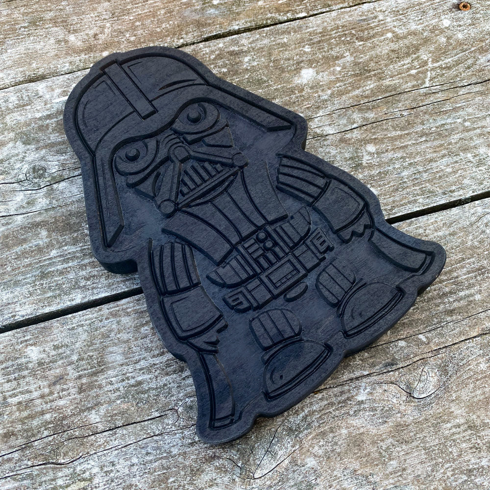 Cute Vader Wood Decor - Size Medium - Stain Only