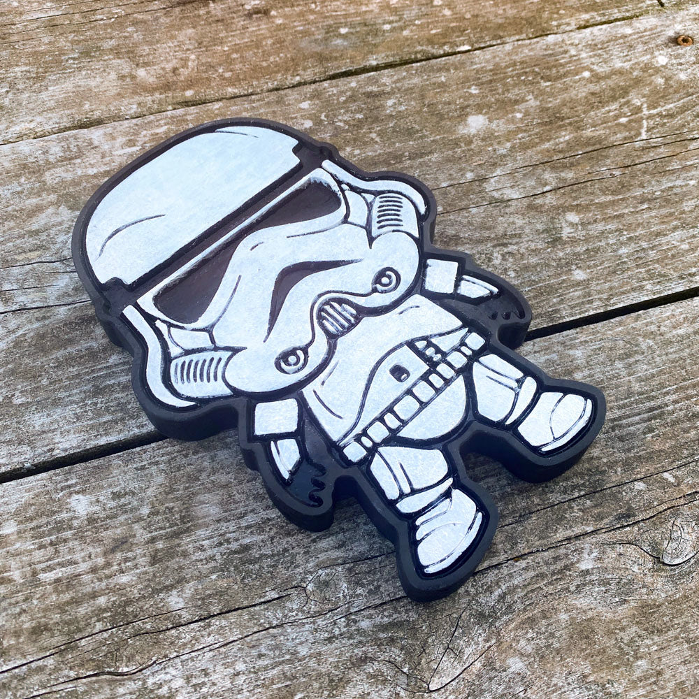 Stormtrooper Wood Decor - Size Medium - Painted
