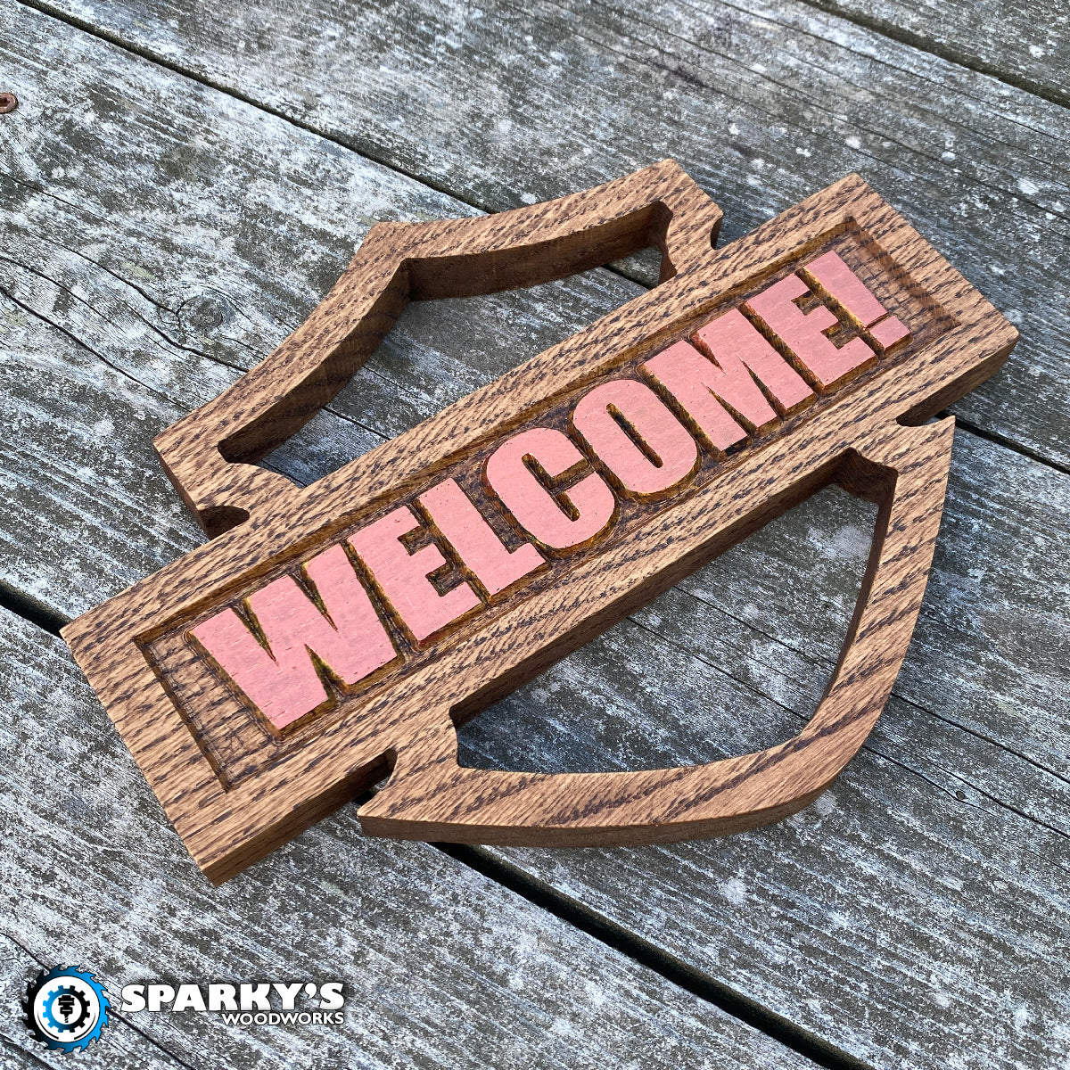 HD Shield Welcome Sign (PERSONALIZED)