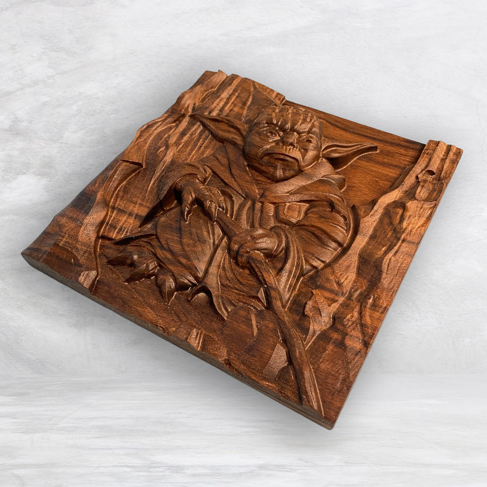 3D "No. There is another..." Wood Carving - Precision Carved Solid Premium Walnut Art - Made in USA