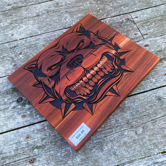 Bulldog Cutting Board