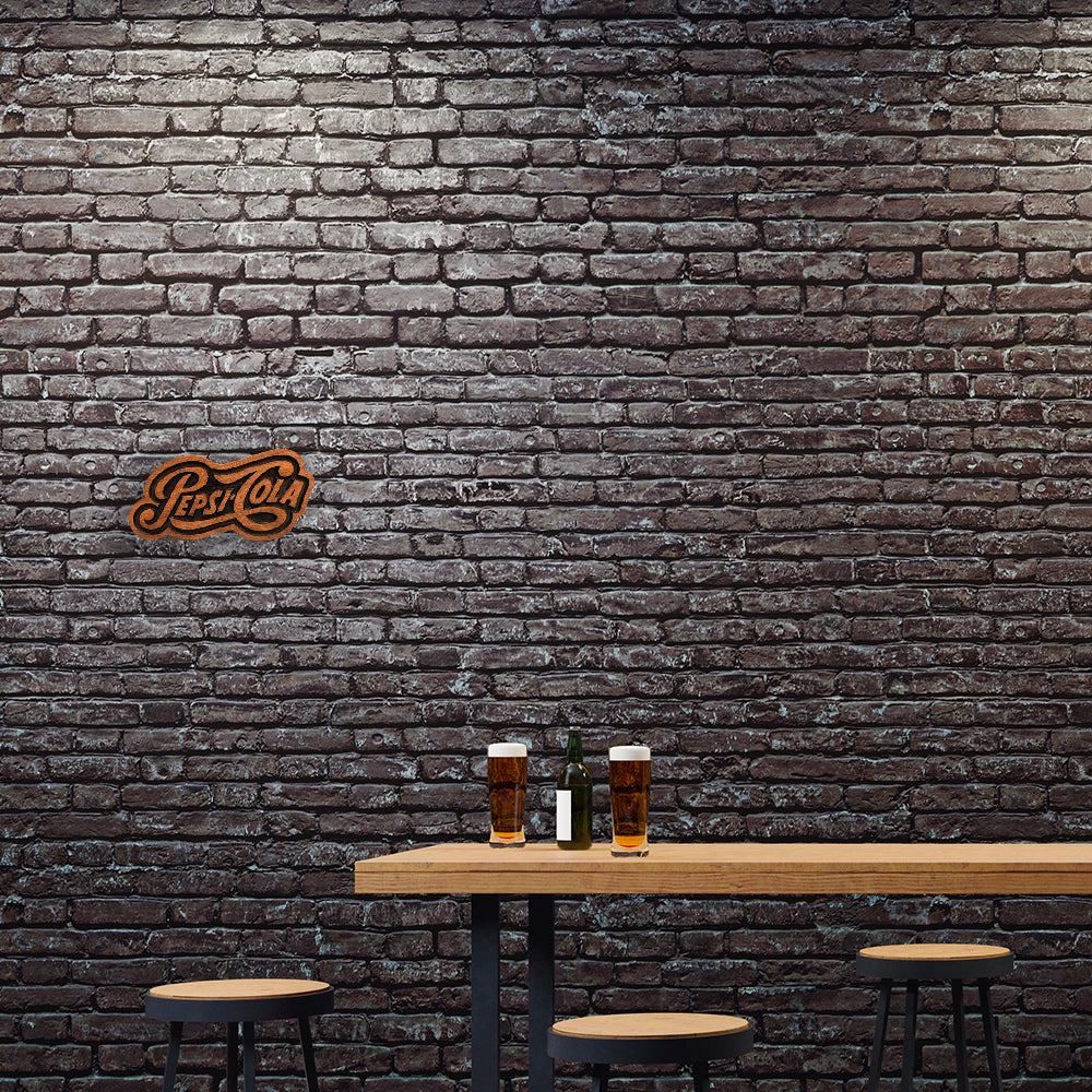 Pepsi Script - Small - Stained