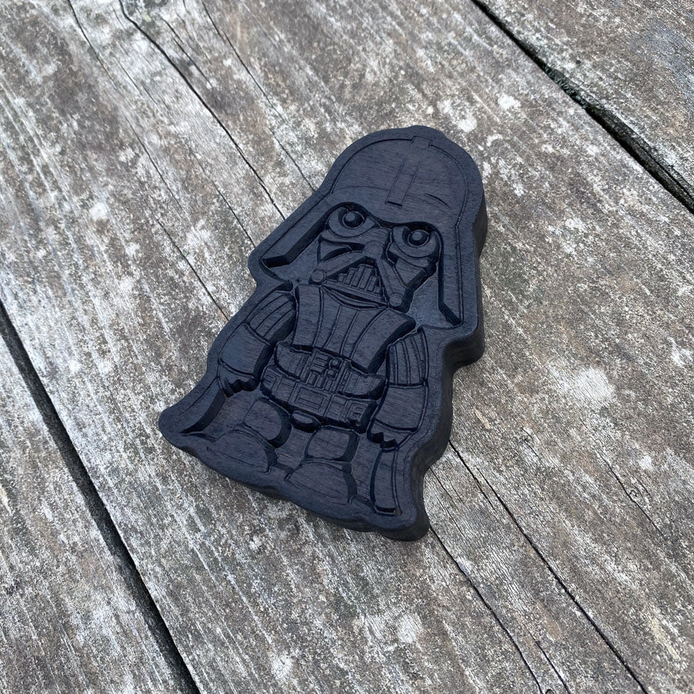 Cute Vader Wood Decor - Size Mini - Stain Only