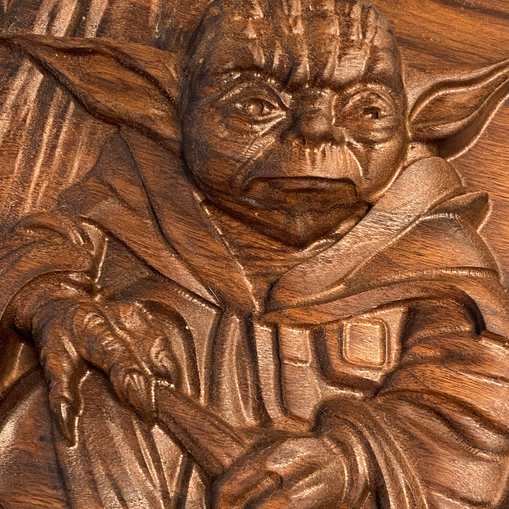 3D "No. There is another..." Wood Carving - Precision Carved Solid Premium Walnut Art - Made in USA