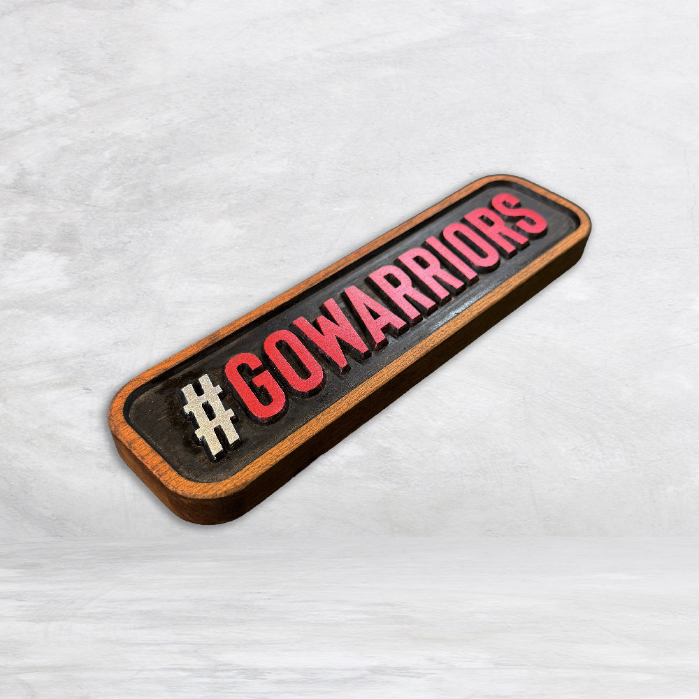 Fox #GOWARRIORS Plaque - Painted
