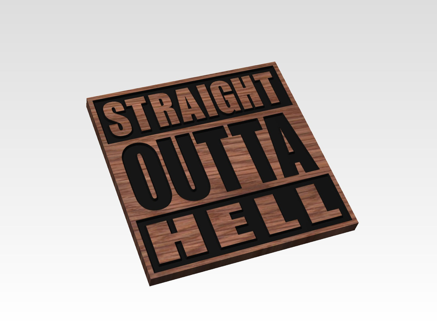 "Straight Outta" Wood Signs (PERSONALIZED)