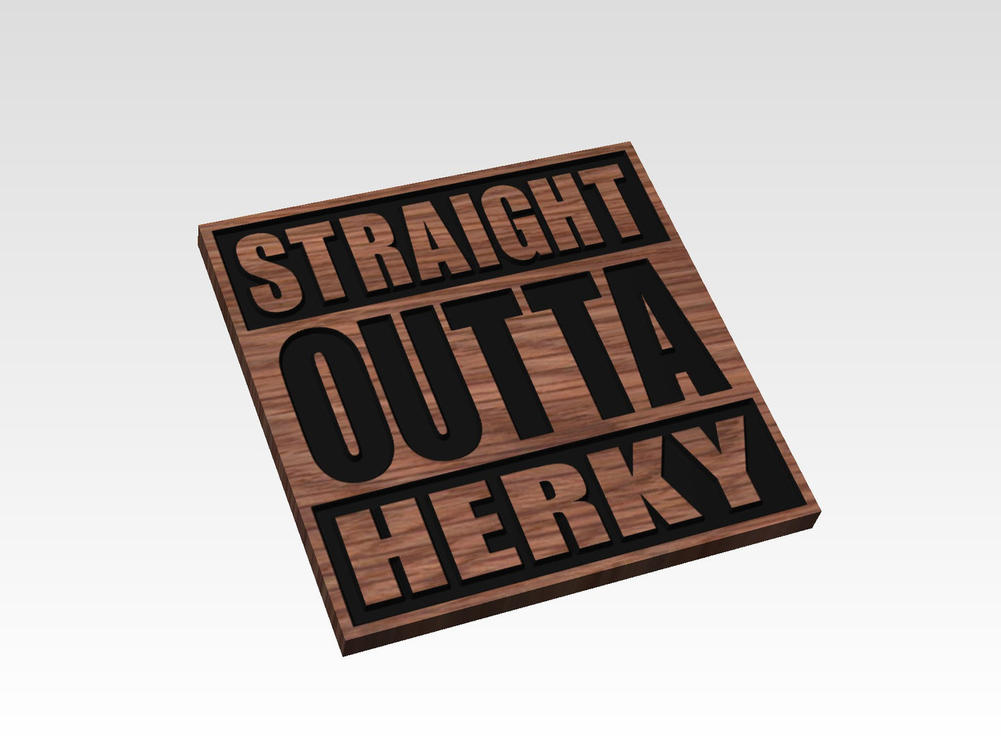 "Straight Outta" Wood Signs (PERSONALIZED)