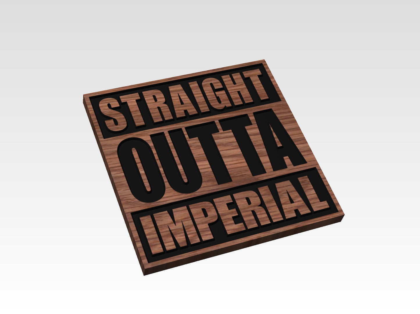 "Straight Outta" Wood Signs (PERSONALIZED)