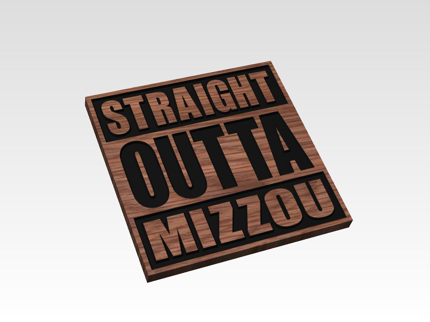 "Straight Outta" Wood Signs (PERSONALIZED)