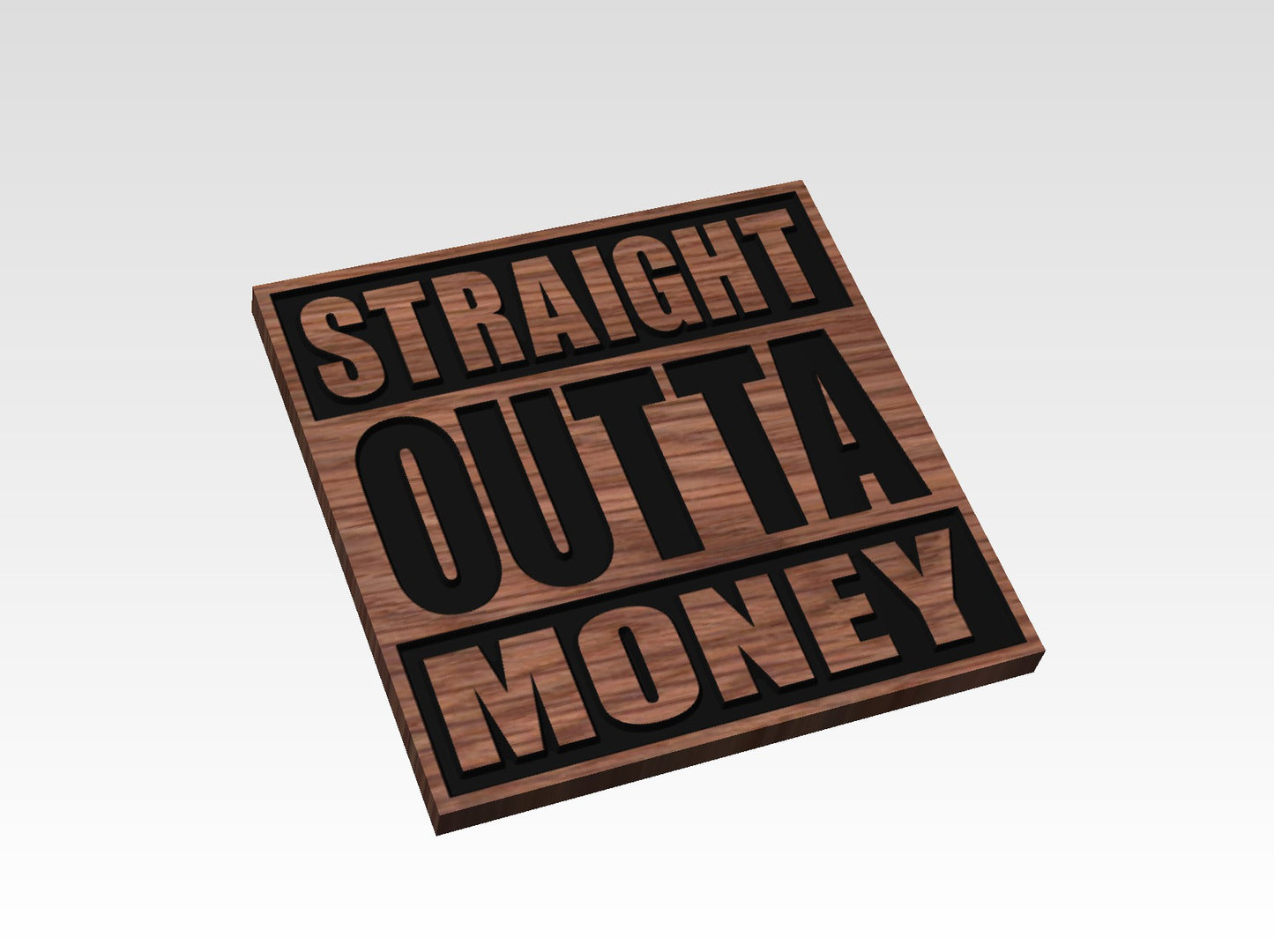 "Straight Outta" Wood Signs (PERSONALIZED)