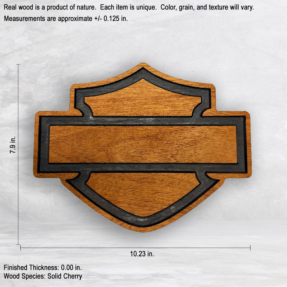 HD Shield Wood Plaque - Made in USA