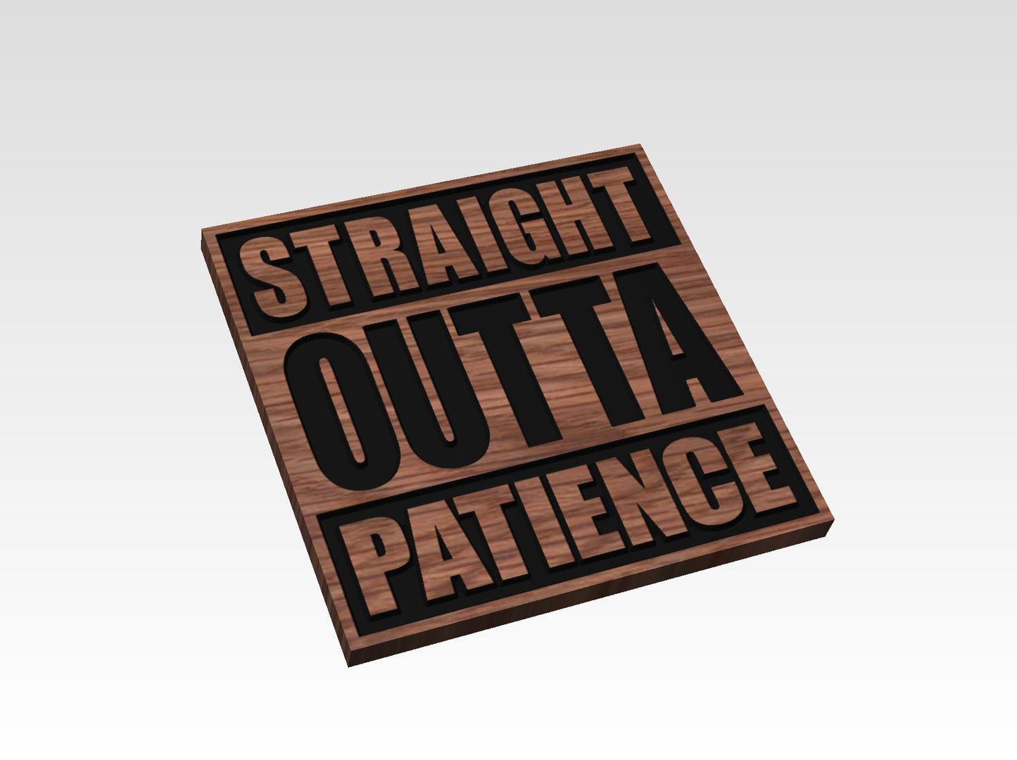 "Straight Outta" Wood Signs (PERSONALIZED)