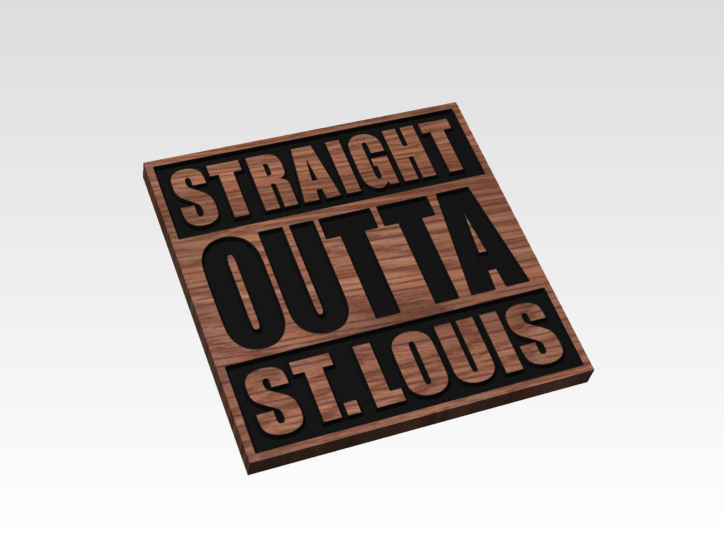 "Straight Outta" Wood Signs (PERSONALIZED)