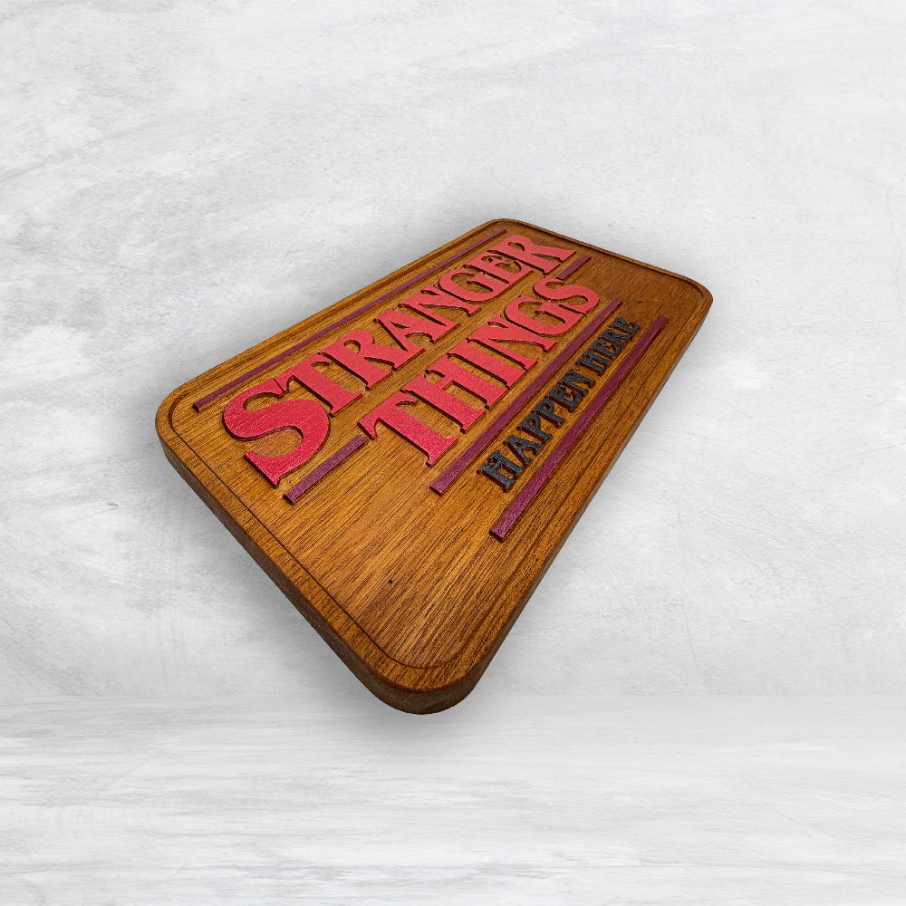 Stranger Things - Happen Here Wood Sign