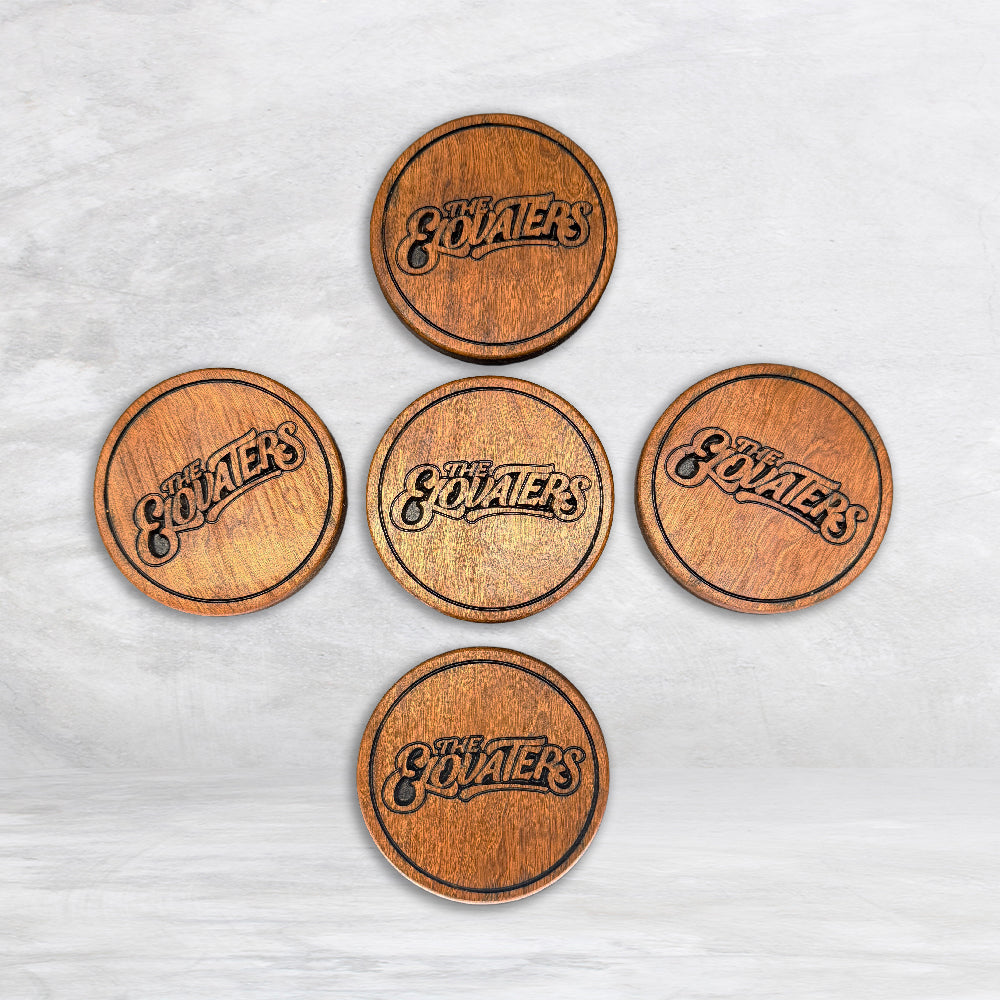 Coaster Set with Holder - Elovaters
