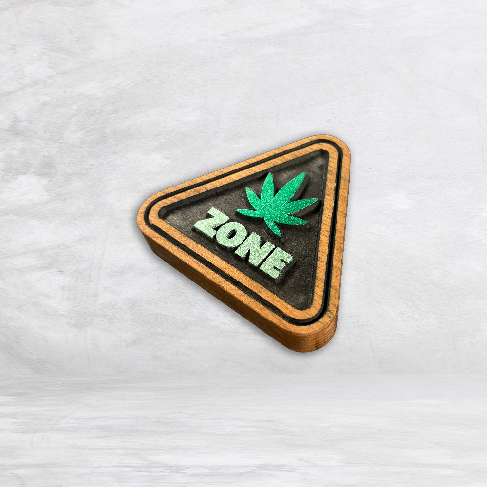 Weed Zone Wood Sign - Painted - Mini