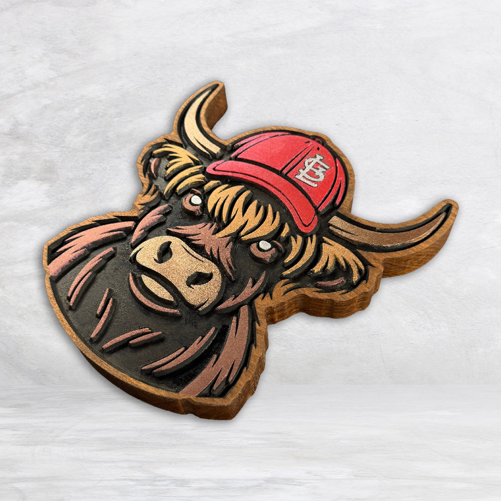 Cardinals Highland Cow - Big Bully