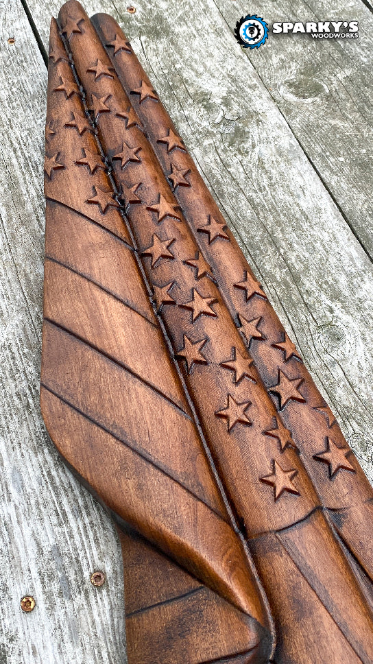 3D Hanging American Flag 1