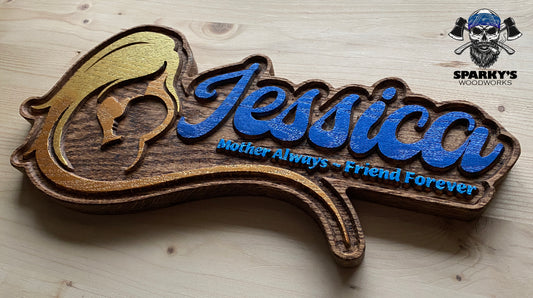 Mom and Baby Name Sign (PERSONALIZED)