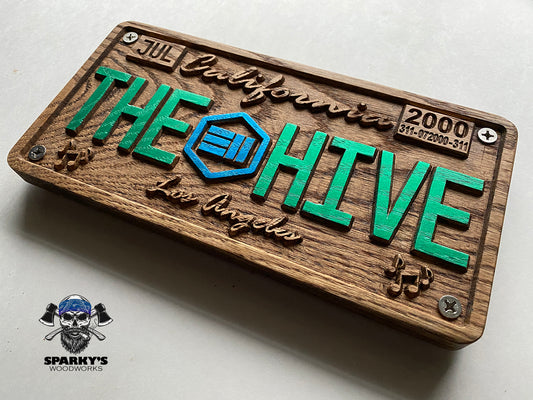 LE 311 License Plate #2 - THE HIVE
