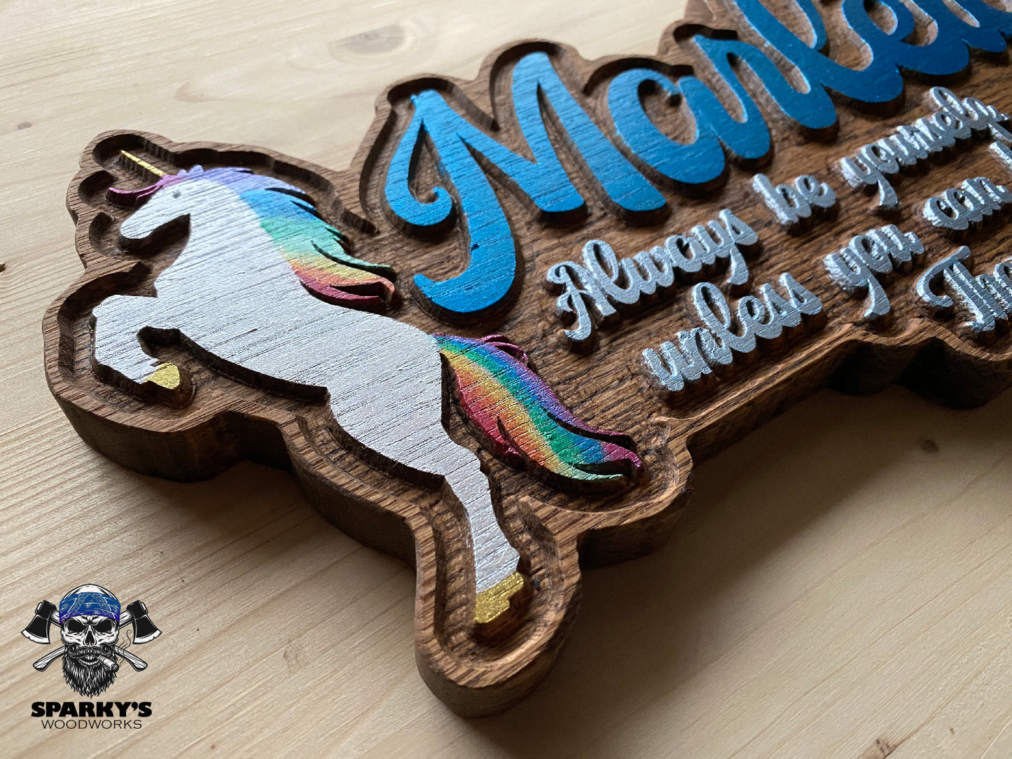 Unicorn Name Sign (PERSONALIZED)