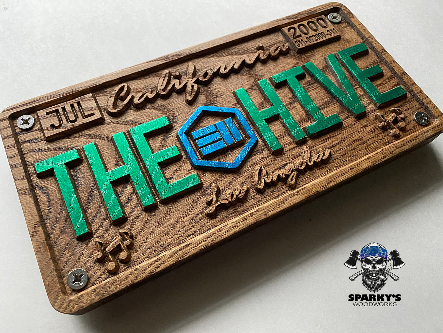 LE 311 License Plate #2 - THE HIVE
