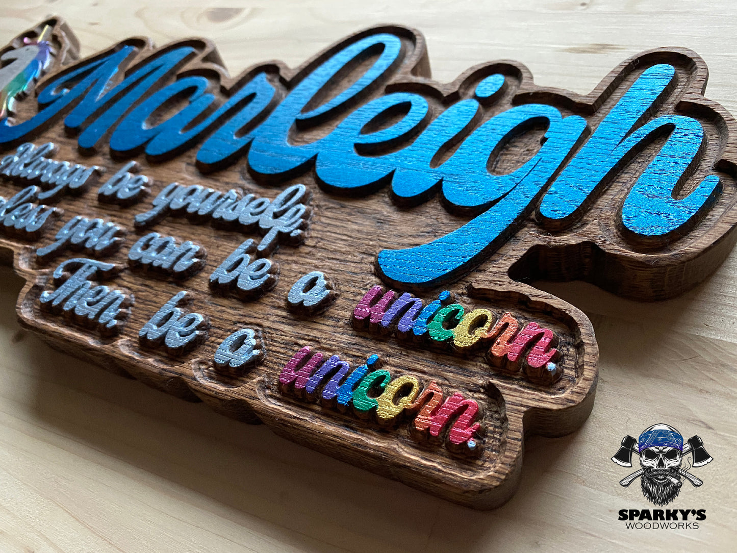 Unicorn Name Sign (PERSONALIZED)