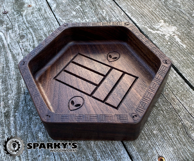 311 Catch-All Bowl Tray - Walnut