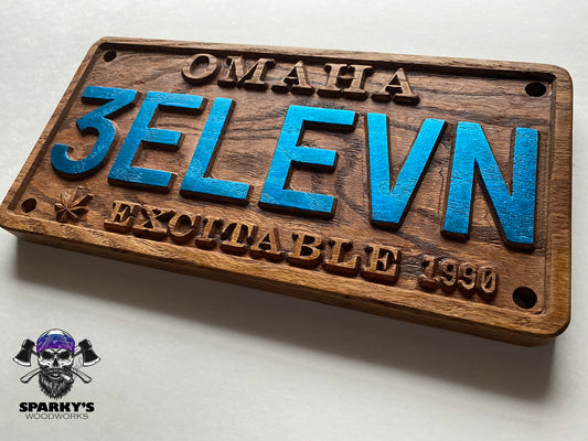 LE 311 License Plate #1 - 3ELEVN