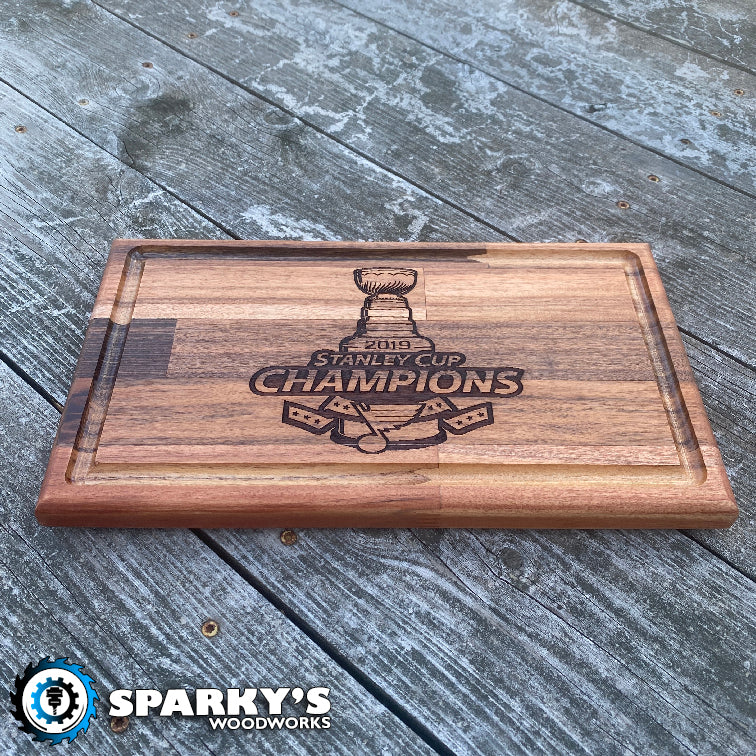 STL Blues Stanley Cup Cutting Board (PROTOTYPE)