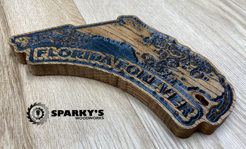 Florida Forever Wood Mandala