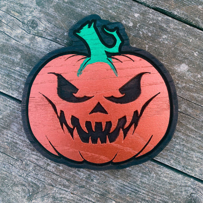 Jack-o-Lantern 1 - Medium - Painted