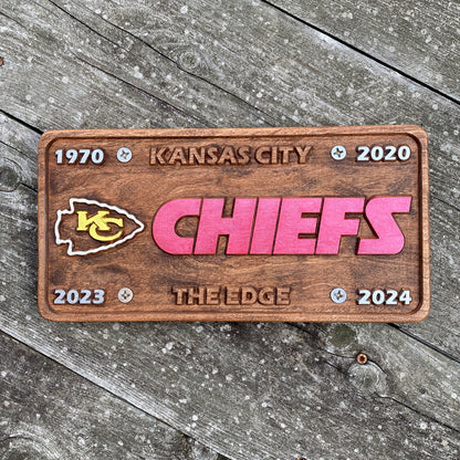 KC Chiefs License Plate