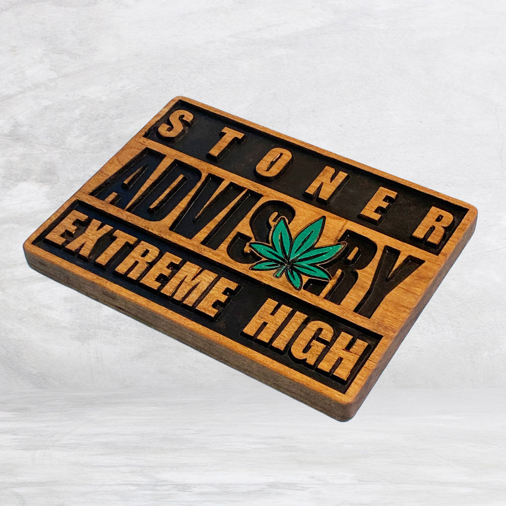 Stoner Advisory Wood Sign