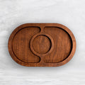 Oval Wood Serving Tray - Size Small