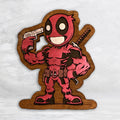 Deadpool Headshot Wood Decor