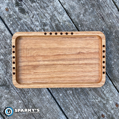 Oak Rolling Tray 1 - Small