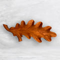 3D Wood Oak Leaf Serving Tray