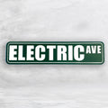 Novelty HDPE Street Sign - Electric Ave