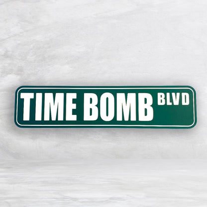 Personalized Novelty Street Sign - Indoor/Outdoor Carved HDPE Sign - Size Large - Made in USA