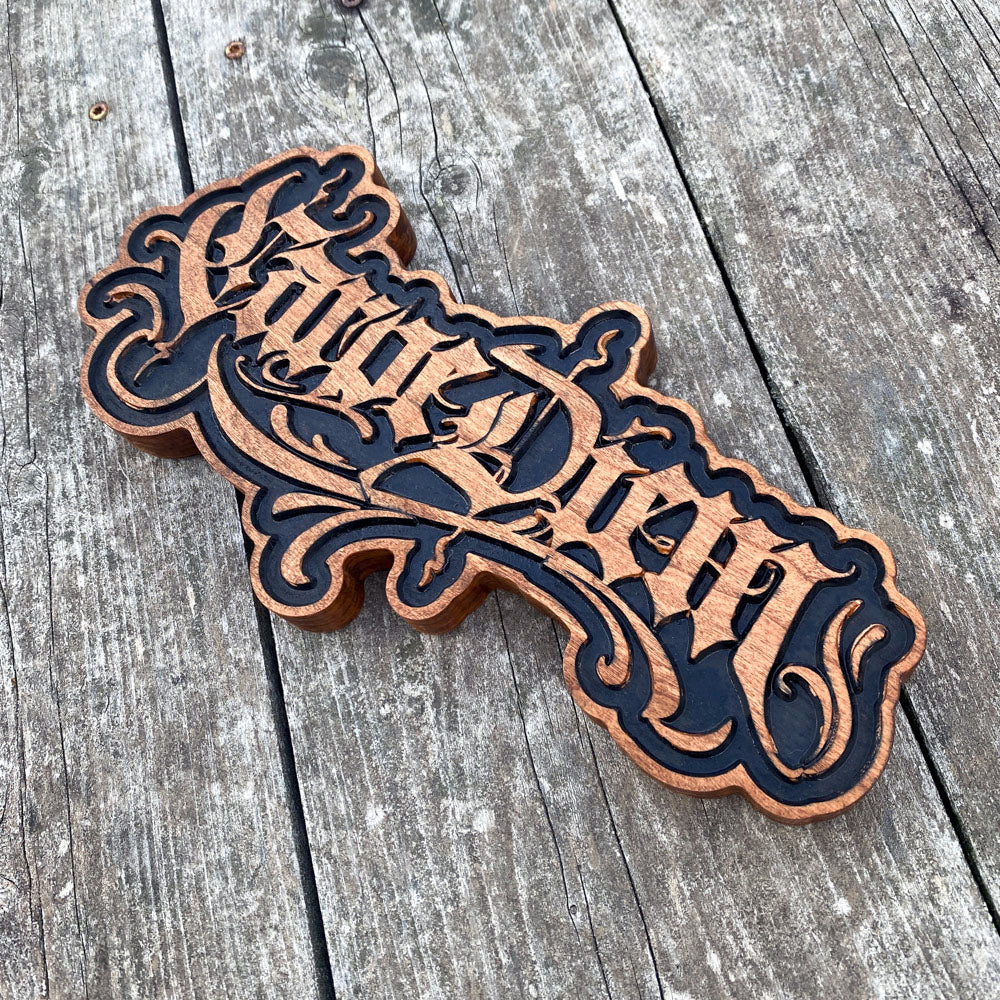 Carpe Diem Carved Wood Sign