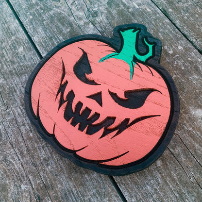 Jack-o-Lantern 1 - Medium - Painted