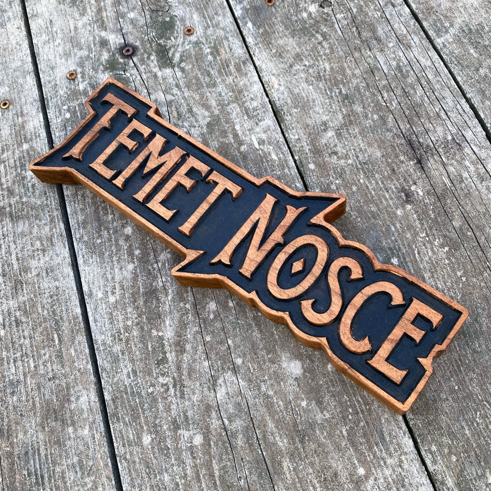 Temet Nosce - Know Thyself Sign - Stain Only