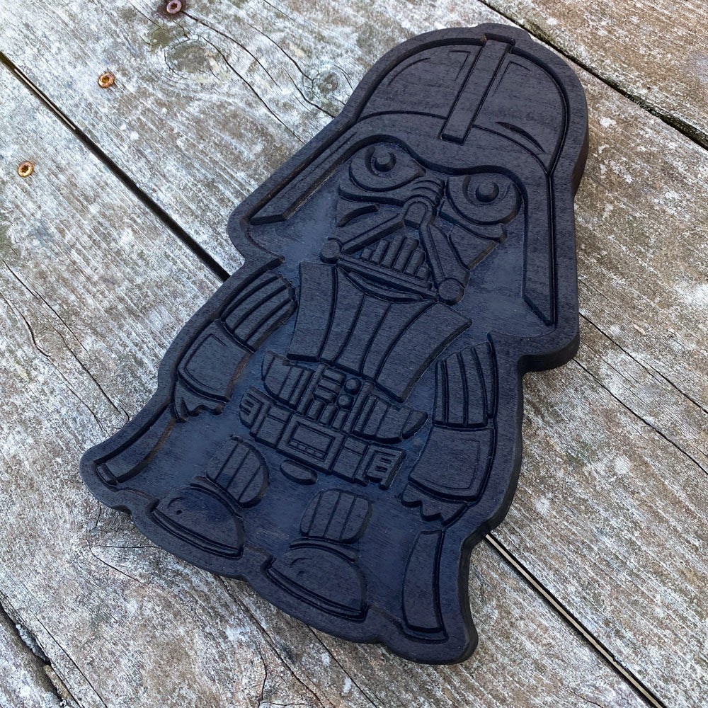 Cute Vader Wood Decor - Size Medium - Stain Only